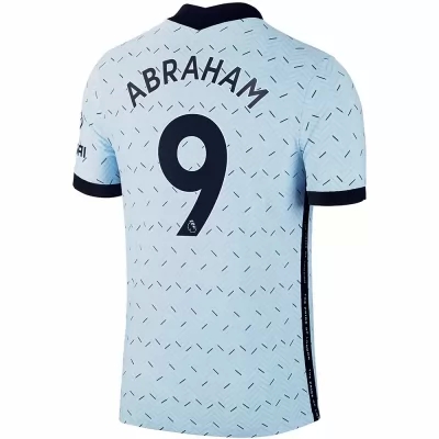 Kinder Fußball Tammy Abraham #9 Auswärtstrikot Hellblau Trikot 2020/21 Hemd