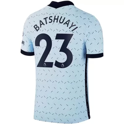 Kinder Fußball Michy Batshuayi #23 Auswärtstrikot Hellblau Trikot 2020/21 Hemd