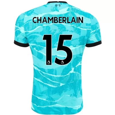 Kinder Fußball Alex Oxlade-chamberlain #15 Auswärtstrikot Blau Trikot 2020/21 Hemd