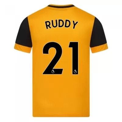 Kinder Fußball John Ruddy #21 Heimtrikot Orange Trikot 2020/21 Hemd