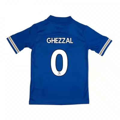 Kinder Fußball Rachid Ghezzal #0 Heimtrikot Blau Trikot 2020/21 Hemd