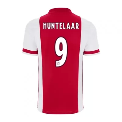 Kinder Fußball Klaas-Jan Huntelaar #9 Heimtrikot Rot Trikot 2020/21 Hemd