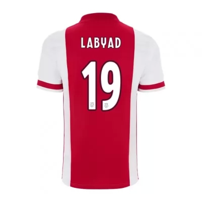 Kinder Fußball Zakaria Labyad #19 Heimtrikot Rot Trikot 2020/21 Hemd