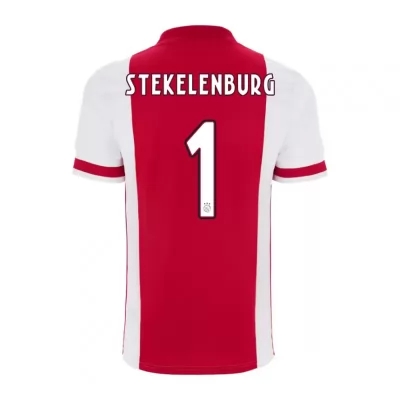 Kinder Fußball Maarten Stekelenburg #1 Heimtrikot Rot Trikot 2020/21 Hemd