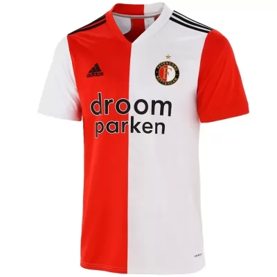 Kinder Fußball Steven Berghuis #10 Heimtrikot Rot Weiß Trikot 2020/21 Hemd