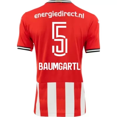 Kinder Fußball Timo Baumgartl #5 Heimtrikot Rot Trikot 2020/21 Hemd