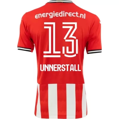 Kinder Fußball Lars Unnerstall #13 Heimtrikot Rot Trikot 2020/21 Hemd
