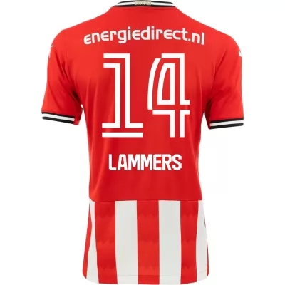 Kinder Fußball Sam Lammers #14 Heimtrikot Rot Trikot 2020/21 Hemd