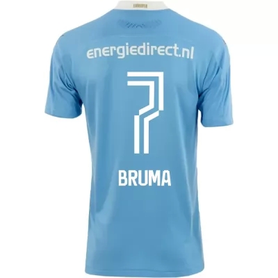 Kinder Fußball Bruma #7 Auswärtstrikot Blau Trikot 2020/21 Hemd