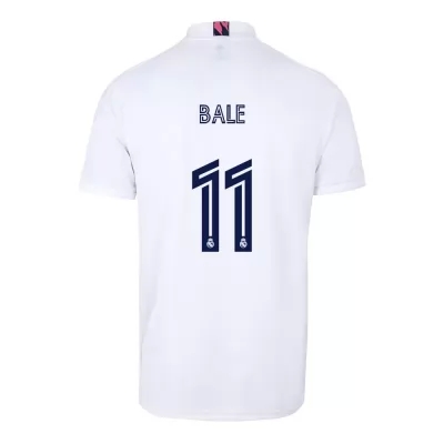 Kinder Fußball Gareth Bale #11 Heimtrikot Weiß Trikot 2020/21 Hemd