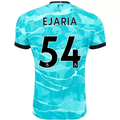 Kinder Fußball Ovie Ejaria #54 Auswärtstrikot Blau Trikot 2020/21 Hemd