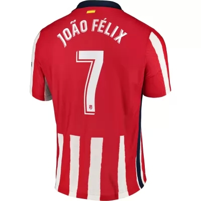 Kinder Fußball Joao Felix #7 Heimtrikot Rot Trikot 2020/21 Hemd