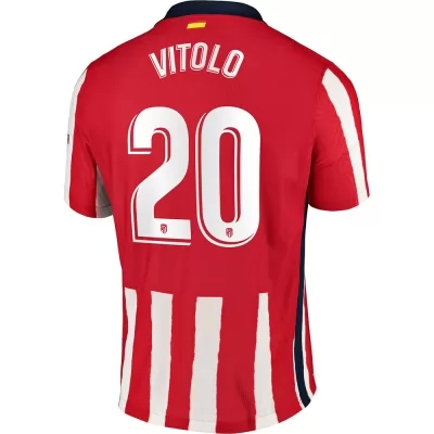 Kinder Fußball Vitolo #20 Heimtrikot Rot Trikot 2020/21 Hemd