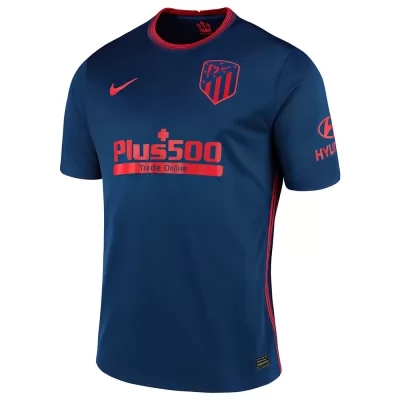 Kinder Fußball Alvaro Morata #9 Auswärtstrikot Königsblau Trikot 2020/21 Hemd