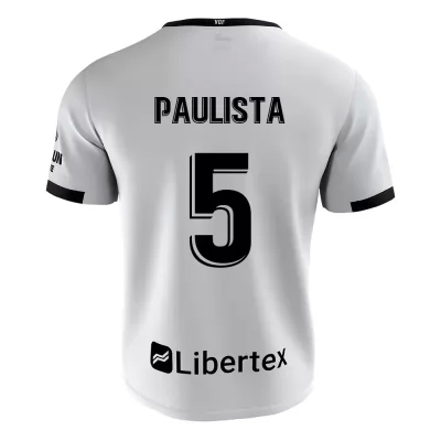 Kinder Fußball Gabriel Paulista #5 Heimtrikot Weiß Trikot 2020/21 Hemd