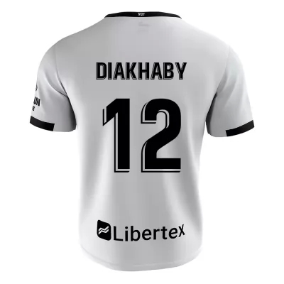 Kinder Fußball Mouctar Diakhaby #12 Heimtrikot Weiß Trikot 2020/21 Hemd