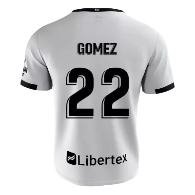 Kinder Fußball Maxi Gomez #22 Heimtrikot Weiß Trikot 2020/21 Hemd