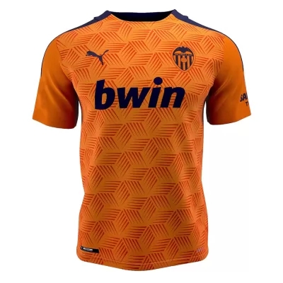 Kinder Fußball Gabriel Paulista #5 Auswärtstrikot Orange Trikot 2020/21 Hemd
