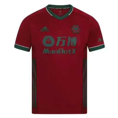 Kinder Fußball Fabio Silva #17 Ausweichtrikot Karminrot Trikot 2020/21 Hemd