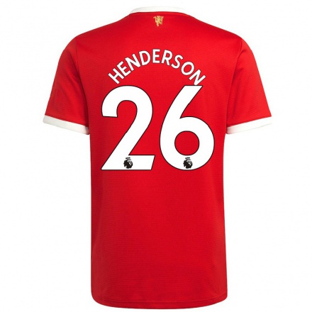 Herren Fußball Dean Henderson #26 Rot Heimtrikot Trikot 2021/22 T-Shirt
