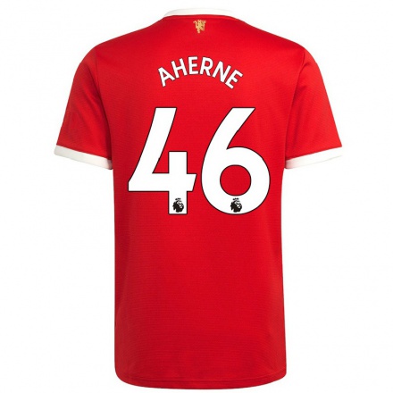 Herren Fußball Alyssa Aherne #46 Rot Heimtrikot Trikot 2021/22 T-Shirt
