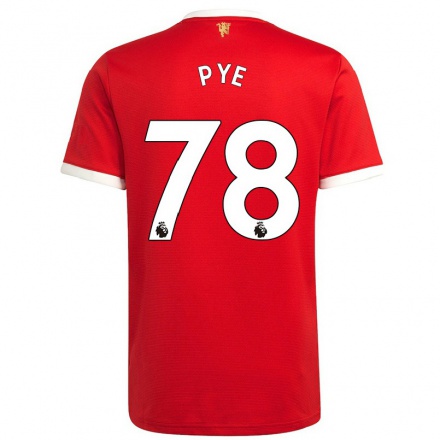 Herren Fußball Logan Pye #78 Rot Heimtrikot Trikot 2021/22 T-Shirt