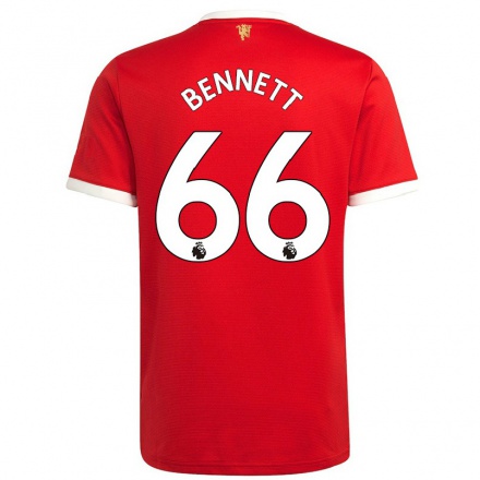 Herren Fußball Rhys Bennett #66 Rot Heimtrikot Trikot 2021/22 T-Shirt