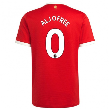 Herren Fußball Sonny Aljofree #0 Rot Heimtrikot Trikot 2021/22 T-Shirt