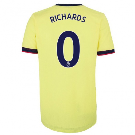 Herren Fußball Amani Richards #0 Rot-Weib Heimtrikot Trikot 2021/22 T-Shirt