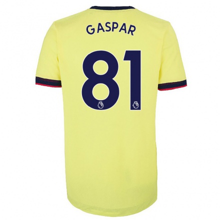 Herren Fußball Luigi Gaspar #81 Rot-Weib Heimtrikot Trikot 2021/22 T-Shirt