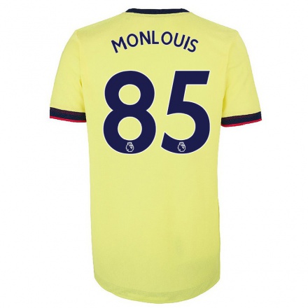 Herren Fußball Zane Monlouis #85 Rot-Weib Heimtrikot Trikot 2021/22 T-Shirt