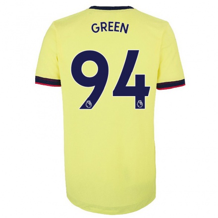 Herren Fußball Kaleel Green #94 Rot-Weib Heimtrikot Trikot 2021/22 T-Shirt