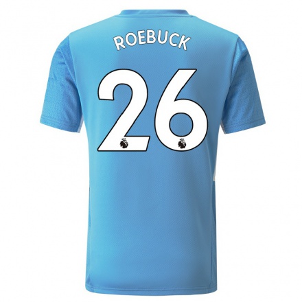 Herren Fußball Ellie Roebuck #26 Blau Heimtrikot Trikot 2021/22 T-Shirt