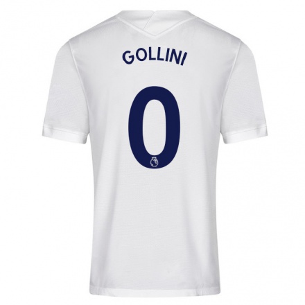 Herren Fußball Pierluigi Gollini #0 Weiß Heimtrikot Trikot 2021/22 T-Shirt