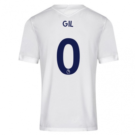 Herren Fußball Bryan Gil #0 Weiß Heimtrikot Trikot 2021/22 T-Shirt