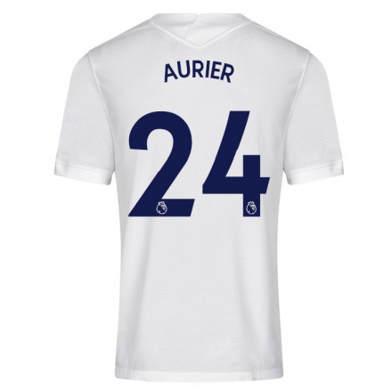 Herren Fußball Serge Aurier #24 Weiß Heimtrikot Trikot 2021/22 T-Shirt
