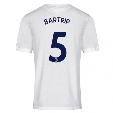 Herren Fußball Molly Bartrip #5 Weiß Heimtrikot Trikot 2021/22 T-Shirt