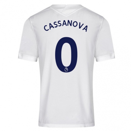 Herren Fußball Dante Cassanova #0 Weiß Heimtrikot Trikot 2021/22 T-Shirt