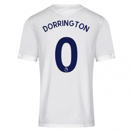 Herren Fußball Alfie Dorrington #0 Weiß Heimtrikot Trikot 2021/22 T-Shirt