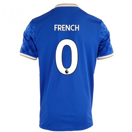 Herren Fußball Harry French #0 Königsblau Heimtrikot Trikot 2021/22 T-Shirt