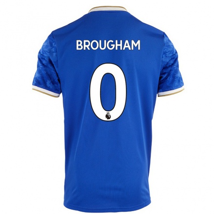 Herren Fußball Georgia Brougham #0 Königsblau Heimtrikot Trikot 2021/22 T-Shirt