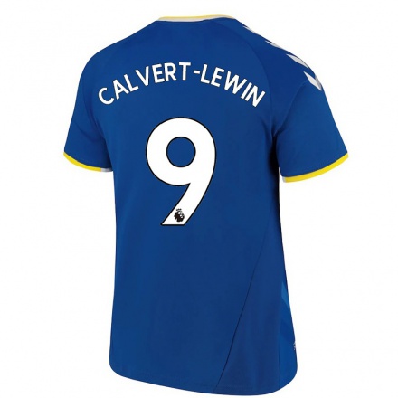 Herren Fußball Dominic Calvert-lewin #9 Königsblau Heimtrikot Trikot 2021/22 T-shirt