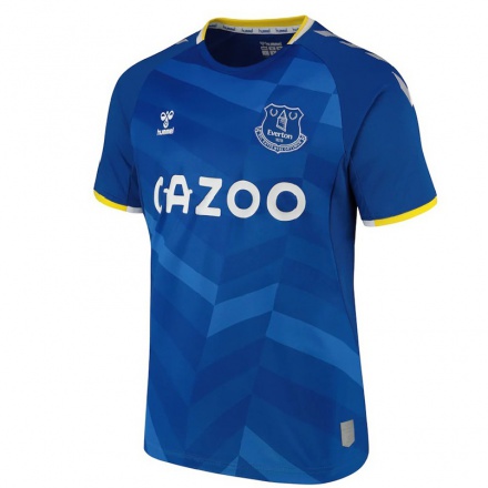 Herren Fußball Ben Godfrey #22 Königsblau Heimtrikot Trikot 2021/22 T-shirt