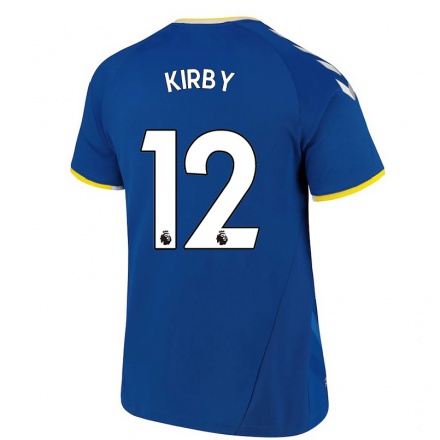 Herren Fußball Maria Kirby #12 Königsblau Heimtrikot Trikot 2021/22 T-Shirt