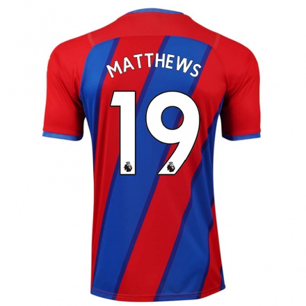 Herren Fußball Remi Matthews #19 Königsblau Heimtrikot Trikot 2021/22 T-Shirt