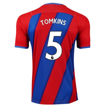 Herren Fußball James Tomkins #5 Königsblau Heimtrikot Trikot 2021/22 T-Shirt