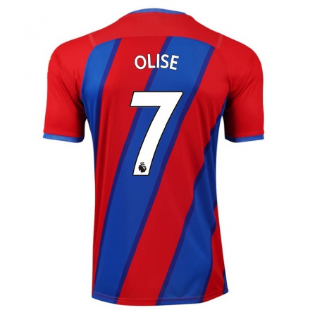 Herren Fußball Michael Olise #7 Königsblau Heimtrikot Trikot 2021/22 T-Shirt