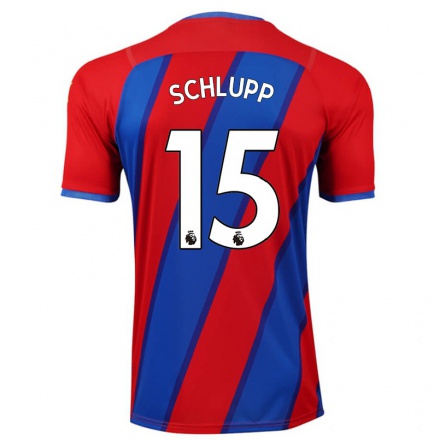 Herren Fußball Jeffrey Schlupp #15 Königsblau Heimtrikot Trikot 2021/22 T-Shirt