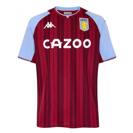 Herren Fußball Ezri Konsa #4 Kastanienbraun Heimtrikot Trikot 2021/22 T-shirt