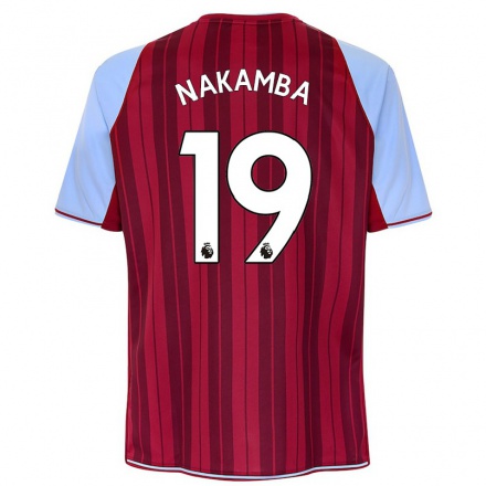 Herren Fußball Marvelous Nakamba #19 Kastanienbraun Heimtrikot Trikot 2021/22 T-Shirt